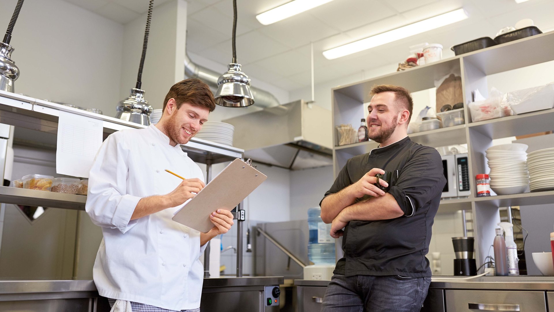 Two Chefs in a Kitchen